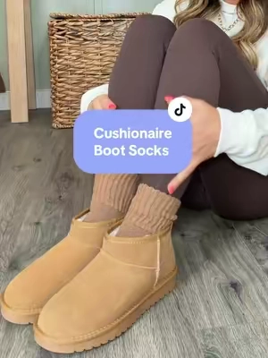 Super comfy ankle boots with faux fur lining! They are trendy, cute, and actually comfortable! Perfect with boot socks and leggings! @Cushionaire 