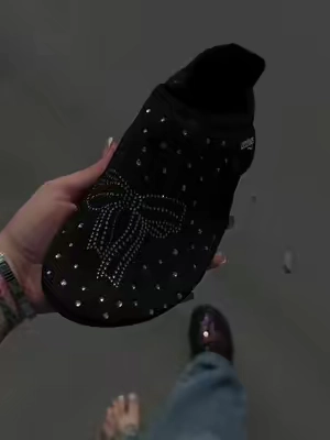 #barefootshoes #watershoes #rhinestone #balletflats 