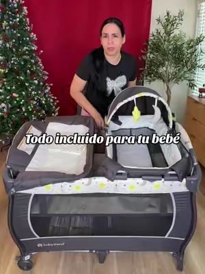 Cinco en Uno de Baby Trend, Moisés, Cambiador, Cuna, Corral y Storage. Todo en un mismo espacio. #parabebes #maternidad #maternity #babytrend 