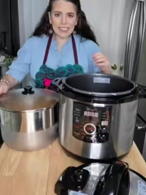 Olla de presión eléctrica con dos tapaderas, Electric Pressure cooker #olladepresion #electricpot #pressurecooker #tiktokshopstockup #tiktokshopcreatorpicks 