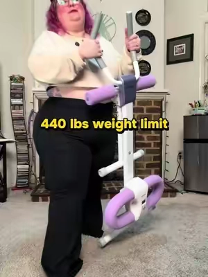 This Ab machine kicks my booty.  #abmachine #abworkout #coreworkout #plussizeworkout #tiktokshopstockup 