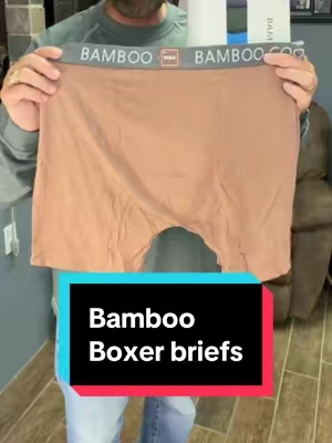 BAMBOO COOL men's boxer briefs 7-pack made with 92% viscose sourced from bamboo and 8% spandex for a soft, breathable feel with four-way stretch. Features a 3D U-shaped fly pouch, elastic waistband, and no-ride-up leg design for comfortable everyday wear. Great 7-pack to stock up on during Black Friday or give as a practical Christmas gift for him. #tiktokshopstockup #tiktokshopblackfridaysale #tiktokshopcybermonday #tiktokshopfalldealsforyou #tiktokshopcreatorpicks @BAMBOOCOOL 