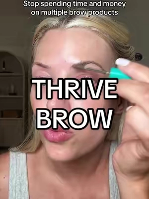 One and done tint & gel @Thrive Causemetics #thrivecausemetics #browgel #eyebrows #eyebrowtint #makeup