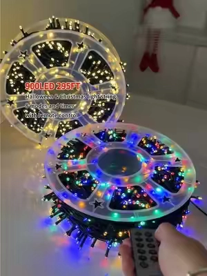 ¡Debes ver este vídeo antes de decorar la Navidad! 🎄✨Solo se necesita un rollo para hacer el Día de Todos los Santos y la Navidad. ¡La longitud es suficiente para todo el patio, y hay muchos modos de color para ajustar! Con funciones de control remoto y tiempo, ¡consígalo antes de que suba el precio!_#stringlight #navidad #ledlight #christmaslights #lucesnavideñas 