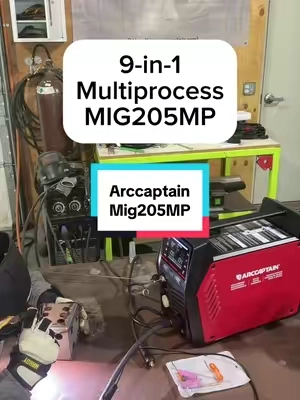 Save space and grab one machine to rule them all. @ARCCAPTAIN #welding #metalfab #toolupgrade #arccaptain #automotive 