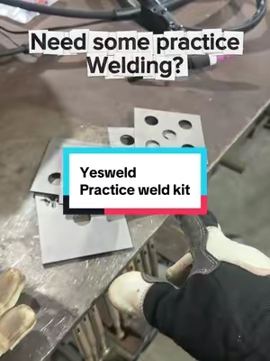 Fun little kit to practice your welding. @YesWelder #welding #weldinglife #metalfabrication #tigweld  