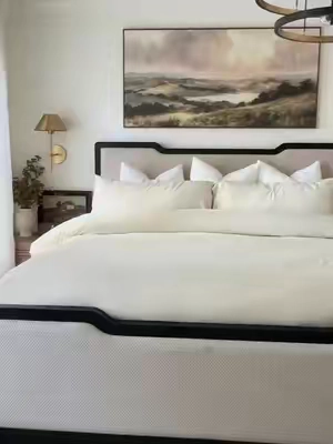 duvet covers may be the most underrated bedding piece. This one gives your existing comforter a fresh new look without breaking the bank  #mellowsleep #comforter #duvet #duvetcover 