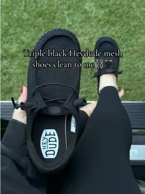 @HeyDude all black mesh Heydude shoe 