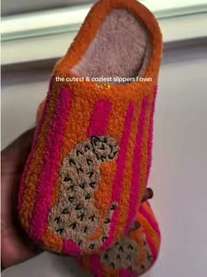 so chic  #slippershoes #houseshoes #retro #stripes #cozyathome 