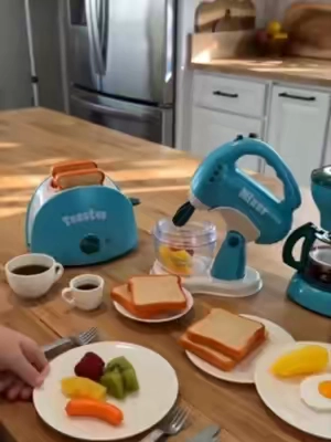 🍇 Little chef’s kitchen is officially open 👩‍🍳💕 Cooking, pretending, and creating their own little stories — the cutest kind of playtime ✨ #pretendplay #kidstoyscleanup #playkitchen #kidsactivities #giftideas