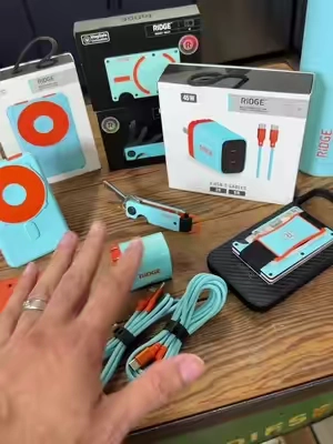 Ridge 45W Wall Charger Set | Dual USB-C Ports | Laptop-Grade Power | 40% Lighter Than Standard Chargers | Braided Cables Included | Fast Charging Kit #ridgewallcharger #ridge #wallcharger #tiktokshopcreatorpicks #ridgetechtember @Ridge Shop 