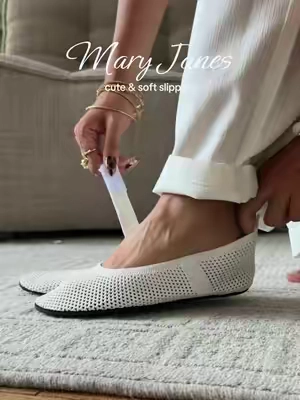 Soft Mary Janes🤍☁️#tiktokshopstockup #womenshoes #maryjaneshoes #fashiontiktok #houseshoes 