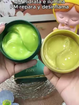 Parches de aguacate y oro: AM ilumina e hidrata, PM calma, repara y desinflama.#tiktokshop#fyp  #beauty   #SohoChic#TikTokshopbacktoschool