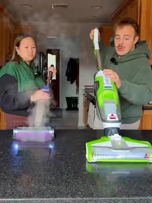 What’s the better top-rated vacmop? BISSELL or SHARK? #vacuummop #vacmop #mopping #floorcleaning #bissellcrosswave 