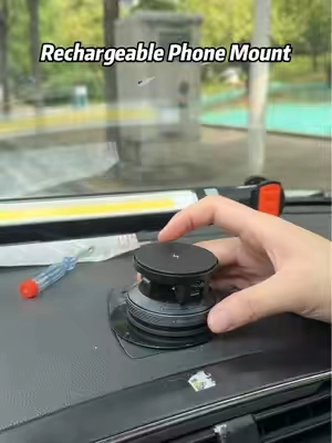 A phone mount and charger in one.
  🧲⚡ Easy to grab, stays secure, 
 and never falls off. 
 Every driver's perfect copilot. 🚗
 #SummerWins #DealsForYouDays #phonemount #carphoneholder #carsoftiktok 