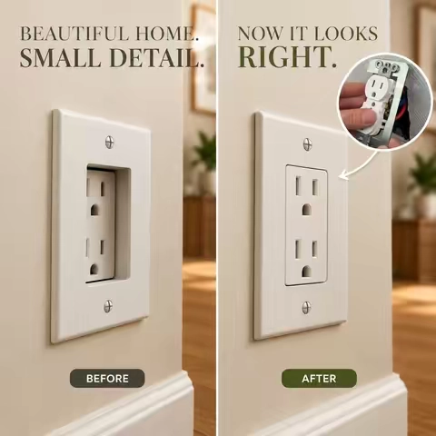 I ignored this for months… until I finally fixed it. 😅
Sometimes the smallest details are the ones you see every single day.
A cleaner finish can change the whole feeling of a room. #TikTokShopFallDealsForYou #tiktokshopstockup #toolupgrade #homeupgrade #homeimprovement #diyhome #oldhouse #housemaintenance #homerenovation #homeprojects #fixit #diyideas #homeowner #electrical #repairtips