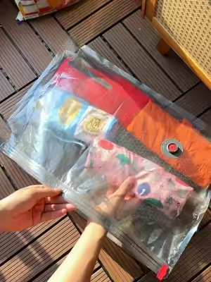 Bomba de vacío rápida, ahorra espacio ideal para hogar viajes y organización de rope #WinterStorage #SpaceSaver #VacuumStorage #HomeOrganization #TrucoDeViaje