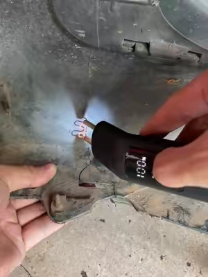 Máquina de soldar plástico recargable#soarfly #tools #herramientas #mecanicodeltiktok #plasticwelder 