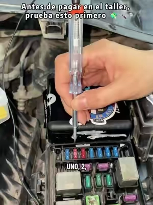 El problema de tu auto podría estar escondido en la caja de fusibles 👀🚗
#Fusibles #ProbadorDeFusibles #ReparacionDeAutos #Mecanica #Herramientas 