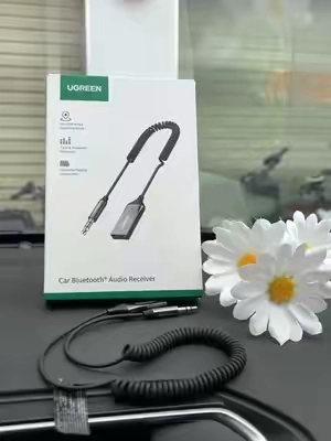 Use this adapter to turn your aux into bluetooth! #auxtobluetooth #SummerWins #fathersdaygift #bluetooth #tiktokshopstockup
