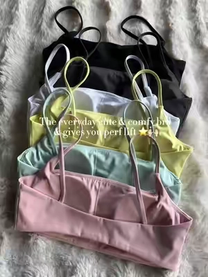 Cute girls need cute & comfy bra for this szn! #sportsbra #bra #pushupbra #fyp #gymoutfit 