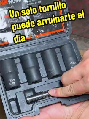 Una tuerca rebelde no te va a arruinar el día. Rosca inversa, sin necesidad de ir al taller. Oxidadas, atascadas… no hay problema. Trabaja de forma más inteligente, no más dura. Ahorra tiempo y evítate reparaciones caras. #ReverseThreadSocket #LugNutRemoval #ImpactToolUpgrade #MechanicLife #DIYCarRepair