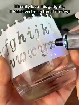 I literally love this gadgets, It has saved me a ton of money!#DIY #engraving #engravingpen #gadgets #fyp