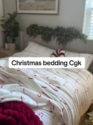 give me all the Christmas bedding #christmas #christmasbedding #duvetcover #bedsheets @CGK Linens 