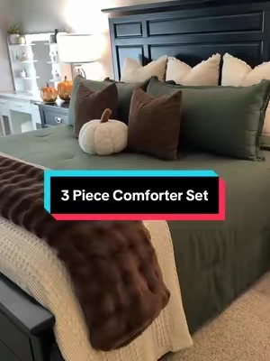 Stop putting king size on your king size bed! It don't look good! @Litanika  #comforter #comforterset #bedding #beddingset #fallbedding
