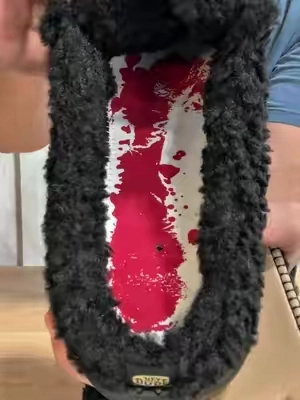 Liquid Death HEYDUDE slippers #liquiddeath #heydude #slippers 