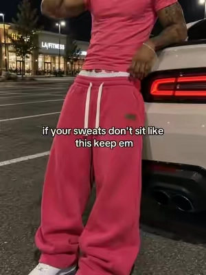need that puddle fit #baggypants #baggysweats #mensfashion #widelegsweatpants #viral 