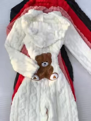 Soooooo cute!!!I have the urge to collect every color!!!🧸☁️✨#Pajamas #spotlightfinds #jumpsuit #warm #loungewear 