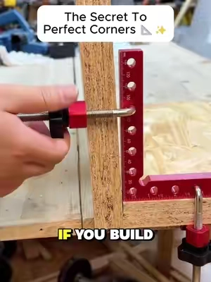 This 90 degree corner clamp kit helps woodworkers create perfect furniture joints with easy alignment, secure holding, and smoother DIY projects for cabinets, drawers, shelves, and more. 🔨#toolupgrade#TikTokShopFallDealsForYou #tiktokshopstockup #DealsForYouDays #Woodworking 