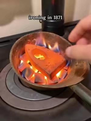 Wait, people actually used this back then?!😖#tiktokshopstockup#spotlightday#steamer#ironing#homehacks