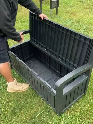 This takes outdoor furniture to a whole new level! #outdoorfurniture #storagebench #bench #tiktokshopstockup #tiktokshopcreatorpicks 