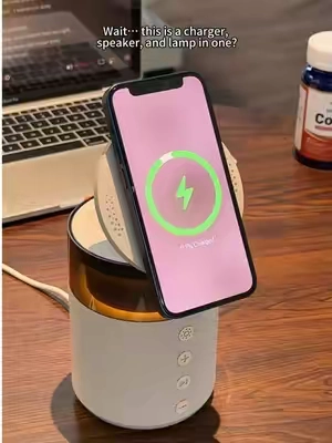 Girlies, you need to see this! This wireless charging station does way more than just charge your phone. It’s also a Bluetooth speaker, a night light, and so much more!  

#chargingstation#wirelesscharger#bluetoothspeaker#weeklydeals#tiktokshopstockup