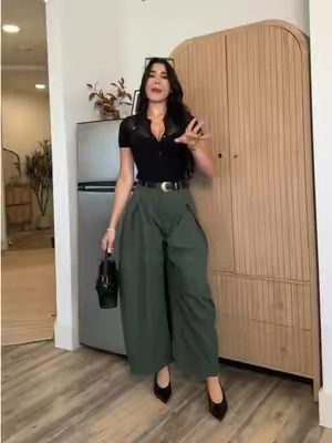 Replying to @AML here they are 🤍 they are also super stretchy in the waist 🤍 #trouserpants #petitefashion #trousers #falloutfits 