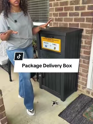 Replying to @Dexter This Package Delivery Box is a MUST HAVE! #packagedelivery #parceldelivery #deliverybox #packagedeliverybox #porchdeliverybox 