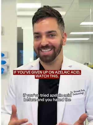 Don’t give up on Azelaic Acid until you try our NEW 15% Azelaic Acid Complex.  A fully solubilized formula, clinically studied and designed to layer. 