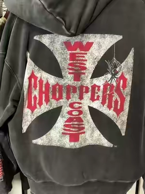 choppers for life 🕷️ #westcoastchoppers #fashion #y2k #grunge #hoodie 