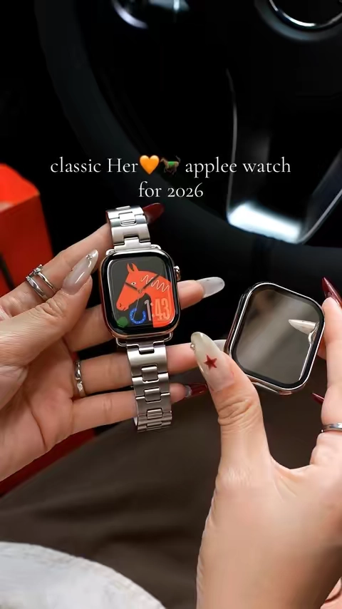 This brushed silver band makes your Watch look instantly more expensive. #watchband#missair#SohoChic#tiktokshopstockup#christmas