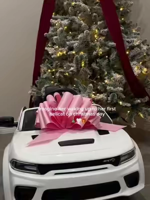 Dodge hellcat SRT ride on car on sale now!! 🎄❤️ #hellcat #srt #dodge #rideon #christmas @Segmart 