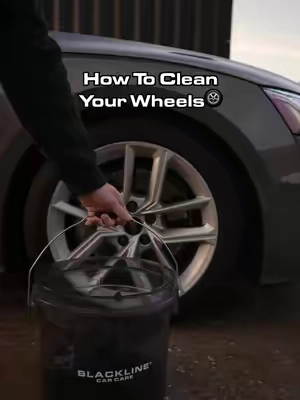 Here is everything you will need to transform your wheels…🛞 #detailing #blackline #carcare #dryingtowel #wheels 
