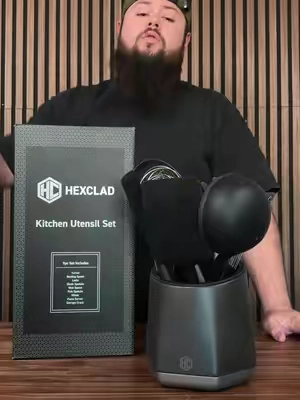 The HexClad 9-Piece Utensil Set 🔥 Check link for current pricing #hexclad #utensils #tiktokshopcreatorpicks #tiktokshopblackfriday #tiktokshopcybermonday 