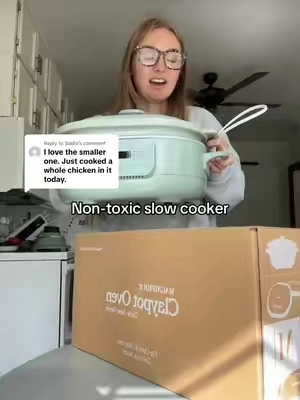 Replying to @Stella now I have both sizes and excited to use them both! #slowcooker 