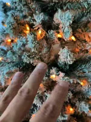 flocked Christmas tree, slim Christmas tree, pre lit Christmas tree, pencil Christmas tree, Christmas tree for small spaces, snowy Christmas decor #FlockedChristmasTree #ChristmasDecor #PreLitTree #HolidayDecor #ChristmasTree