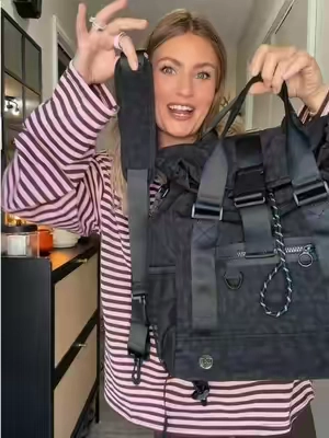 Replying to @shelly clark #backpack #mombag #diaperbag #schoolbackpack 