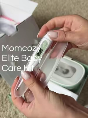 This just knocked SO many things off the baby list at once 😭🙌 #momcozy #newbornessentials #babygroomingkit #babyregistry #babyessentials
