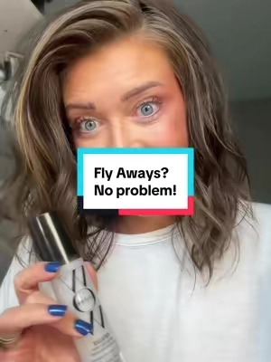 Replying to @stacybyers75 My gray hairs have a mind of their own 😂🤍 @Color Wow Hair Pop + Lock High Gloss Finish is my finishing touch for taming flyaways, smoothing frizz, and giving my hair that gorgeous glass-like shine! It’s a lightweight oil-serum blend, so a LITTLE goes a long way—especially on fine hair like mine. Just smooth a tiny amount over those stubborn hairs and through your ends after styling. 💁🏼‍♀️ #ColorWow #PopAndLock #FineHairTips #Flyaways #HairTutorial 