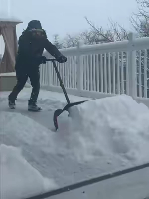 Metal Snow Pusher with Wheels, Snow Removal, shoveling snow, shoveling snow hacks, the snow plow shovel, best snow shovel, shoveling, satisfying cleaning snow, snow cleaning, snow shovels, snow shovels and removal tools, #creatorsearchinsights #snow #cold #sale #arjunchuwan @GARVEE 